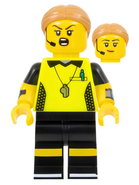 Минифигурка Lego Football Referee, Series 24 col411